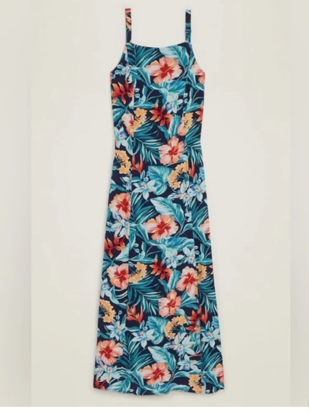 Old Navy Sleeveless Multi Color Floral Maxi Dress